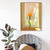 Brehn | Leinwand Texturiertes Wanddekor Traditionelle Blumen am Fenster Kunstdruck in Pastellfarbe