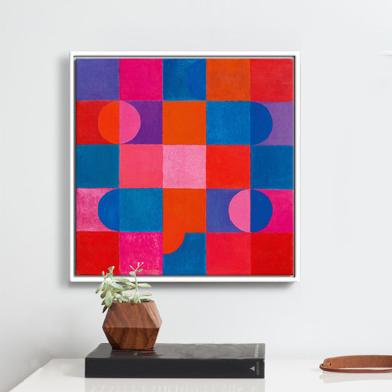 Brehn | Traditioneller Stil Wanddeko Pastellfarbe Neuheit geometrisches Gemälde, mehrere Größen