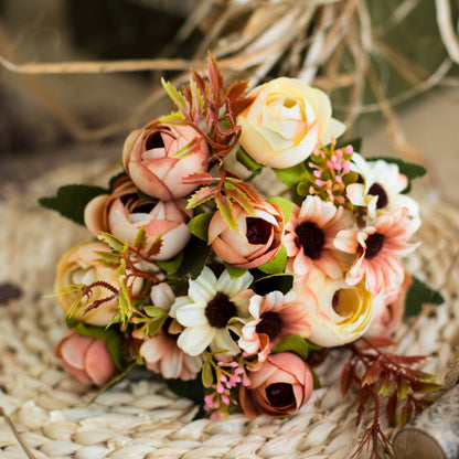 Realistische Faux-Pfingstrose Bouquets