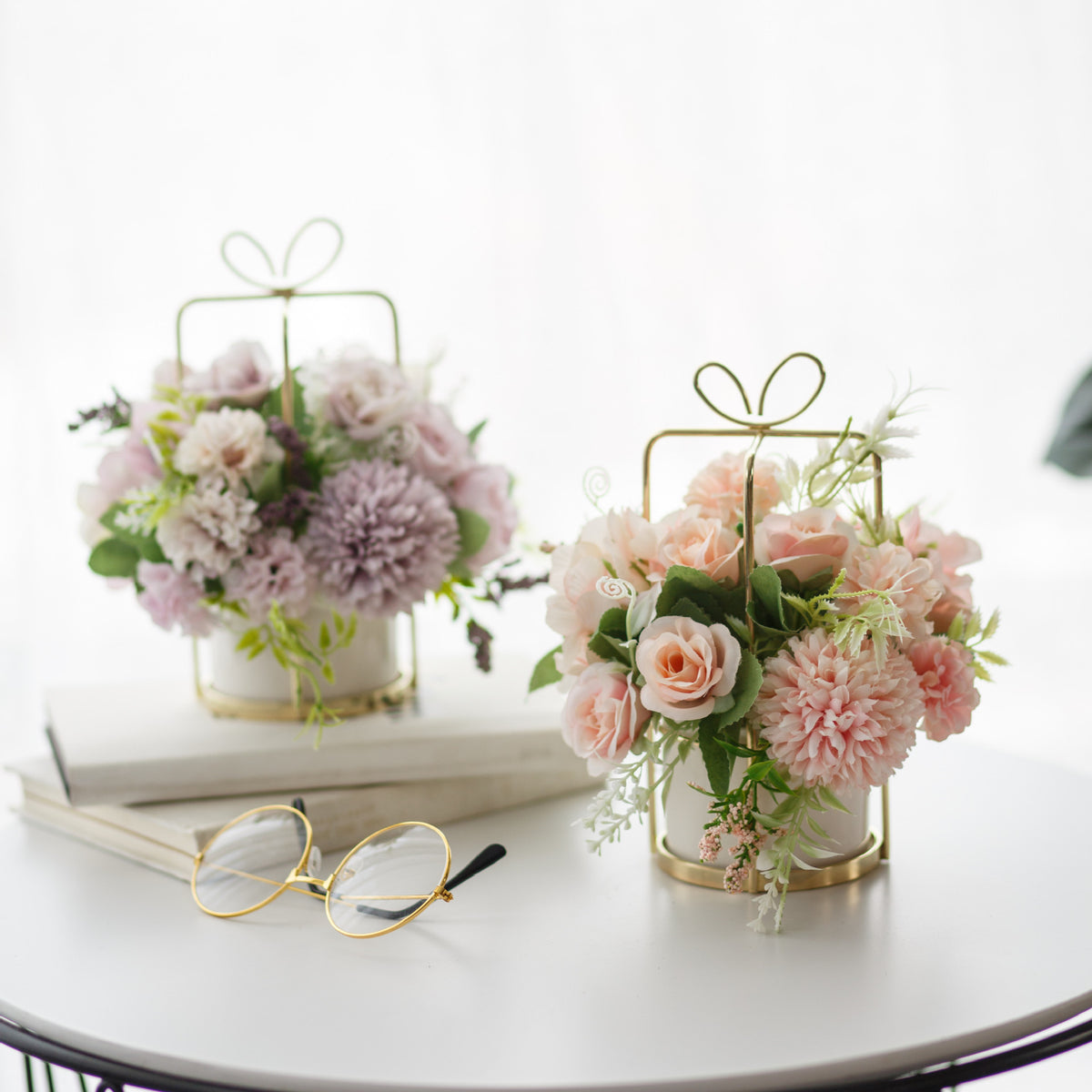 Stylische Blumenarrangements