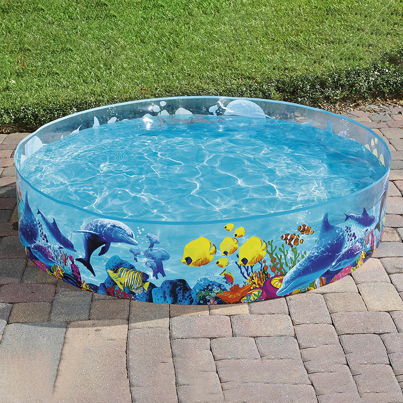 Damen Aufblasbares Kinder-Planschbecken mit maritimem Unterwasserdesign Brehn
