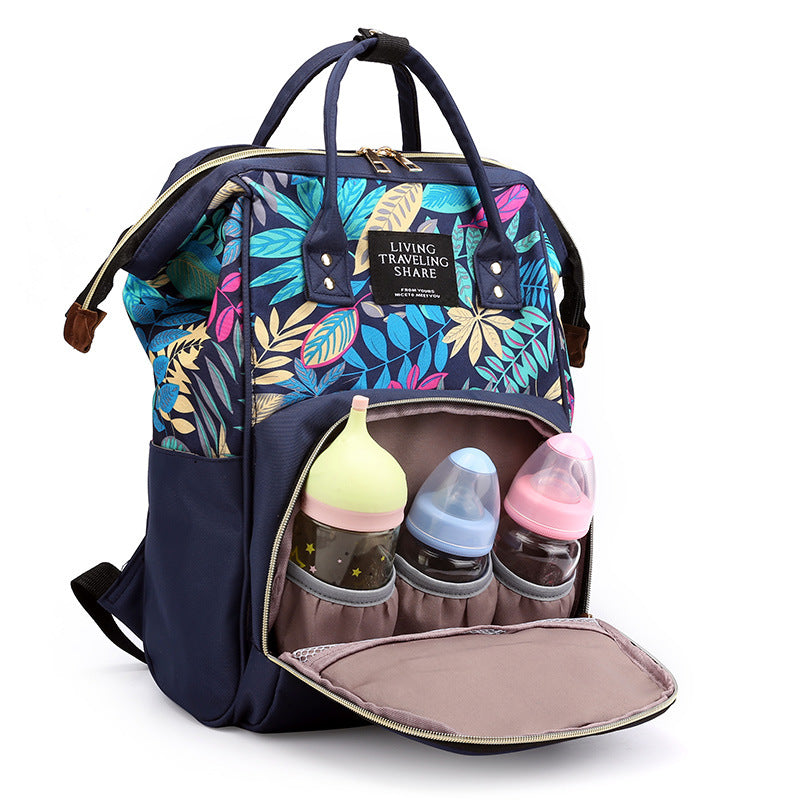 Stylischer Blumen Design Rucksack Brehn