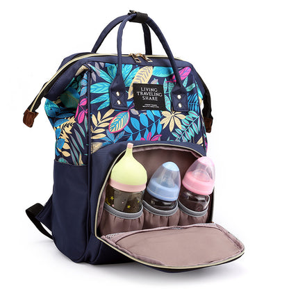Stylischer Blumen Design Rucksack Brehn