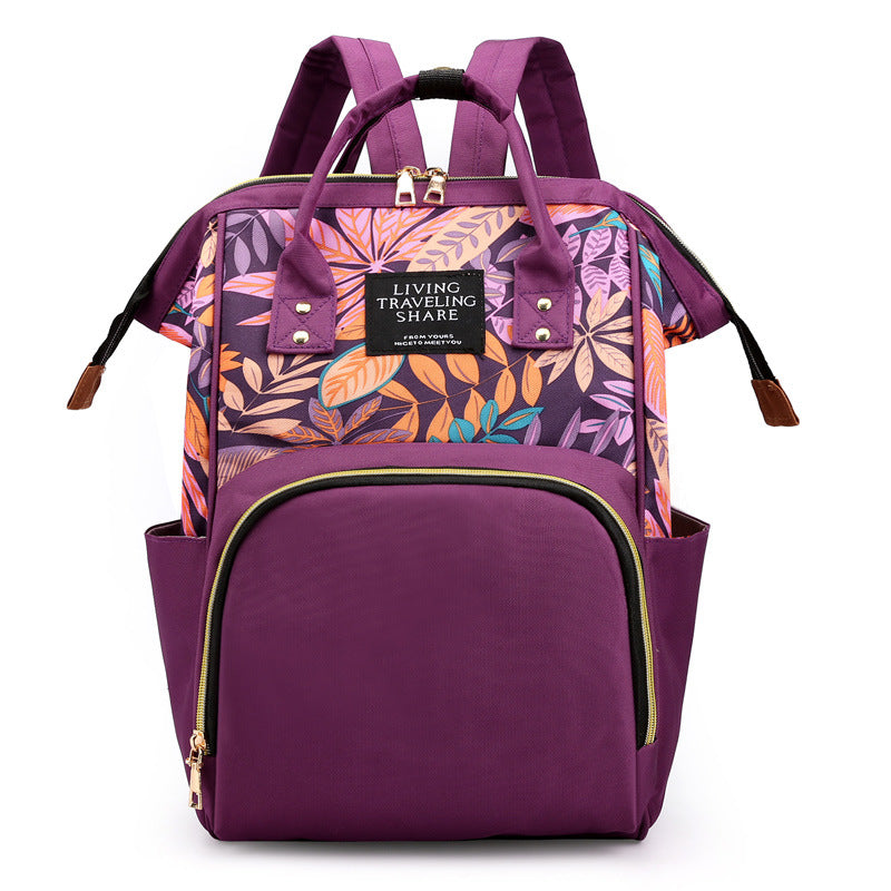 Stylischer Blumen Design Rucksack Brehn
