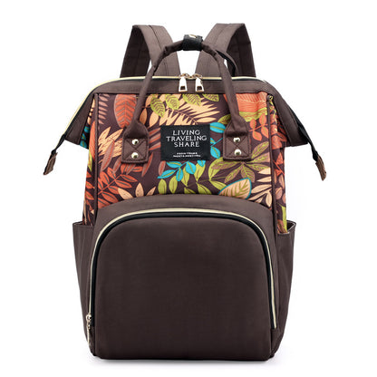 Stylischer Blumen Design Rucksack Brehn