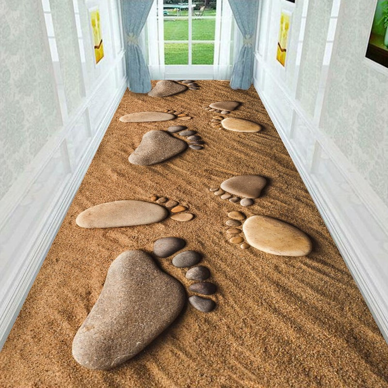 Dekorativer 3D Wasser Stil Teppich Brehn