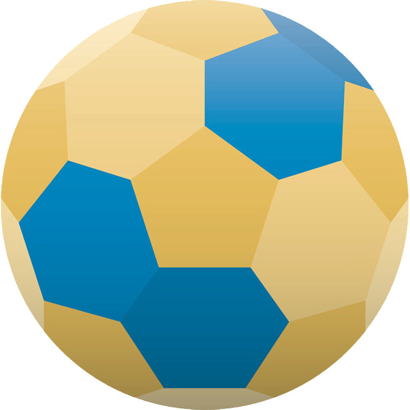Brehn | Stijlvolle Sportmotief tapijt Oranje Multikleurig Kinder tapijt Polyester Huisdiervriendelijk Wasbare tapijt voor de kinderkamer