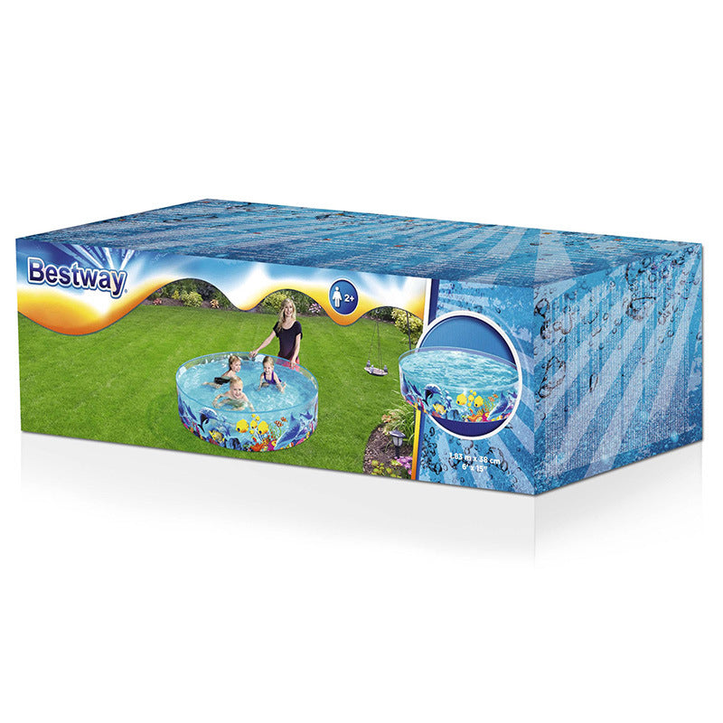 Damen Aufblasbares Kinder-Planschbecken mit maritimem Unterwasserdesign Brehn