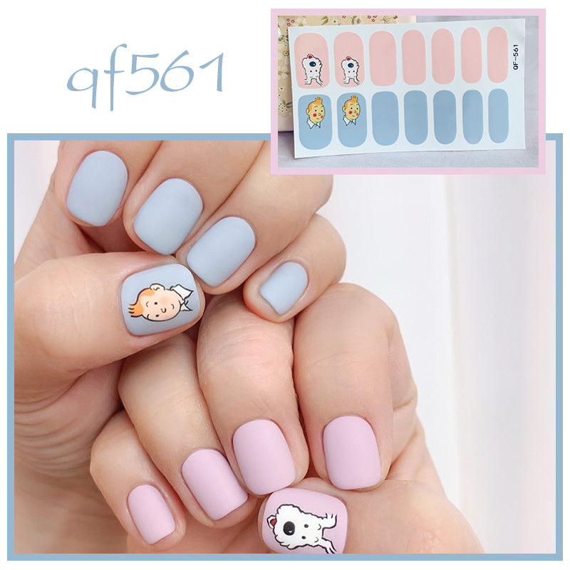Künstliche Nagelkunst mit Smileys und Herzen Brehn