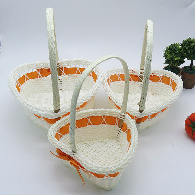 Damen Herzform Dekorationskorb Brehn