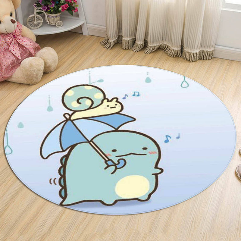 Brehn | Stijlvolle Cartoon Dierpatroon Vloerkleed Multicolor Kinderkleed Polyester Wasbaar Huisdiervriendelijk Antislip Tapijt voor Kinderkamer