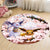 Brehn | Kinder Cartoon Charakter Muster Teppich Multicolor Polyester Teppich Waschbar Haustierfreundlich Rutschfester Bereichsteppich für das Kinderzimmer