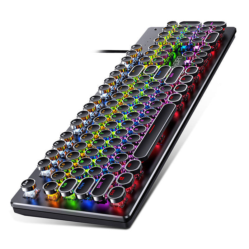 Retro Mechanische Gaming Tastatur Brehn