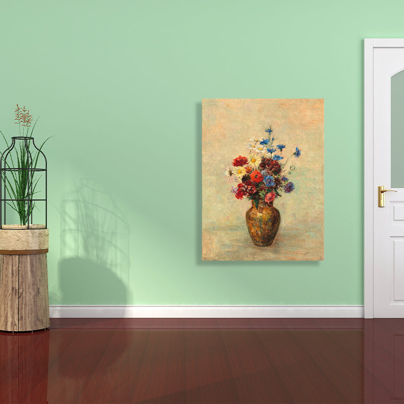 Brehn | Französischer rustikaler Stil Blumen Malerei Pastellfarbe Küche Rückwand Wandkunst Druck