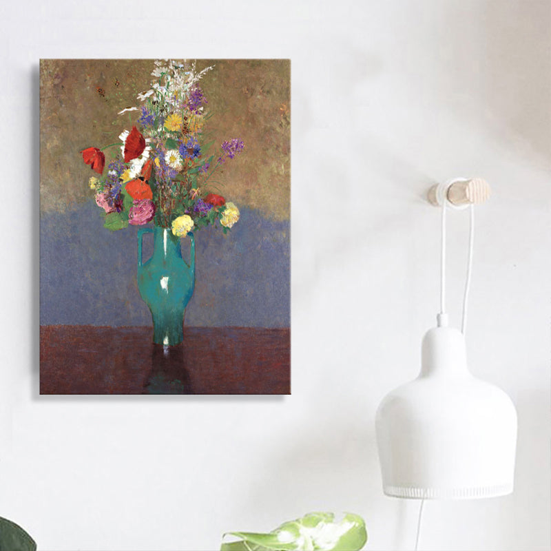 Brehn | Französischer rustikaler Stil Blumen Malerei Pastellfarbe Küche Rückwand Wandkunst Druck