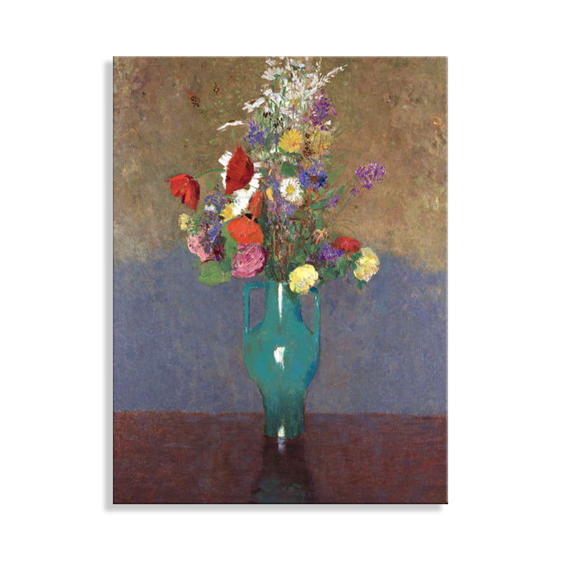 Brehn | Französischer rustikaler Stil Blumen Malerei Pastellfarbe Küche Rückwand Wandkunst Druck