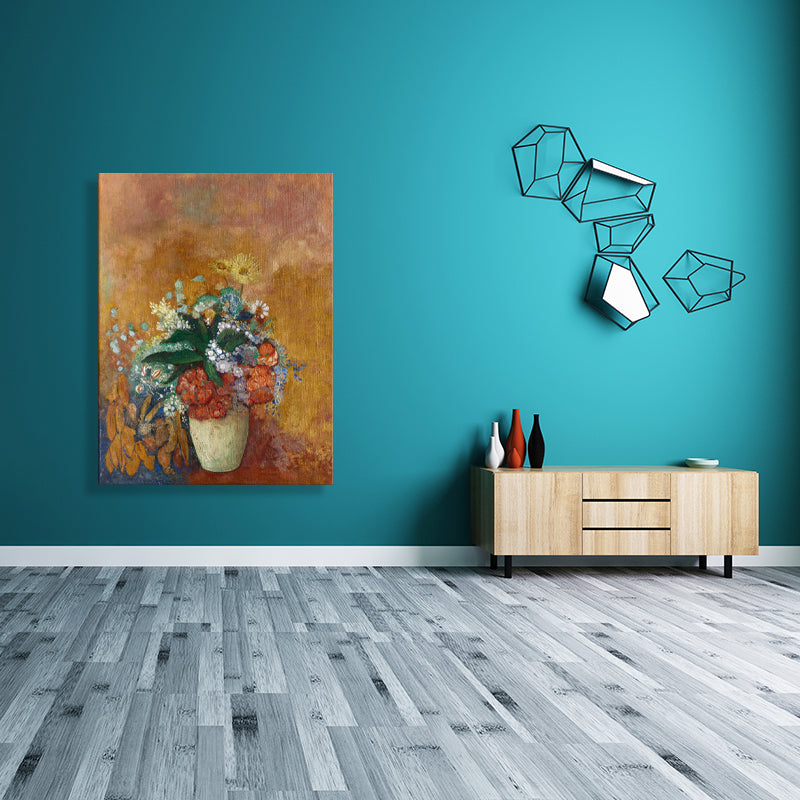 Brehn | Französischer rustikaler Stil Blumen Malerei Pastellfarbe Küche Rückwand Wandkunst Druck