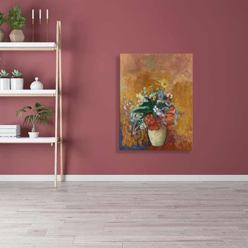 Brehn | Französischer rustikaler Stil Blumen Malerei Pastellfarbe Küche Rückwand Wandkunst Druck