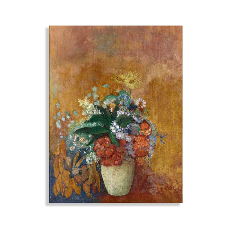 Brehn | Französischer rustikaler Stil Blumen Malerei Pastellfarbe Küche Rückwand Wandkunst Druck