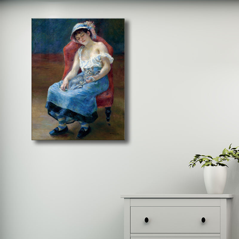 Brehn | Impressionismus Schlafende Jungfrau Leinwand für Schlafzimmer Ölmalerei Wand Kunst, Mehrere Größen