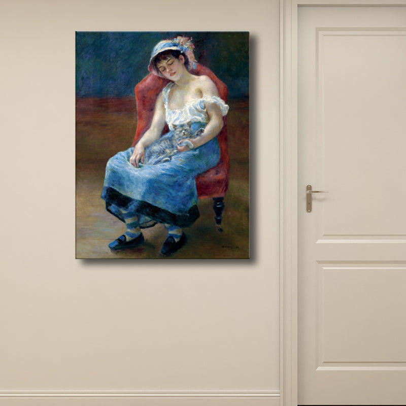 Brehn | Impressionismus Schlafende Jungfrau Leinwand für Schlafzimmer Ölmalerei Wand Kunst, Mehrere Größen