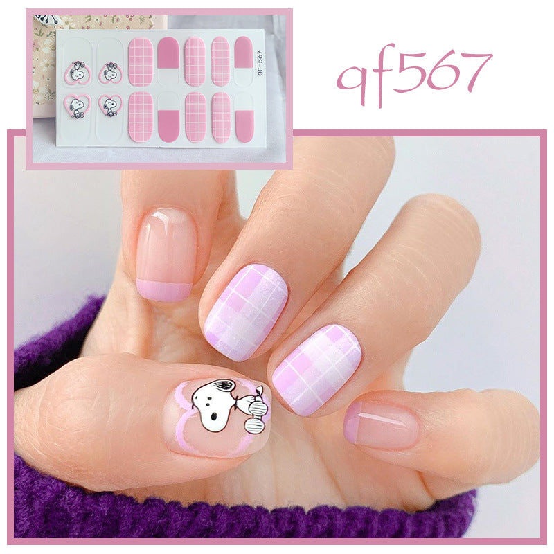 Künstliche Nagelkunst mit Smileys und Herzen Brehn