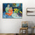 Brehn | Kinder und Frauen Malerei im blauen Impressionismus Stil Wandkunst Dekor für Esszimmer