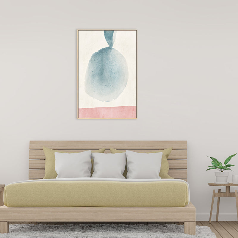 Brehn | Skandinavische abstrakte Leinwand Jungenzimmer Wanddekoration in Pastellfarbe, mehrere Größen