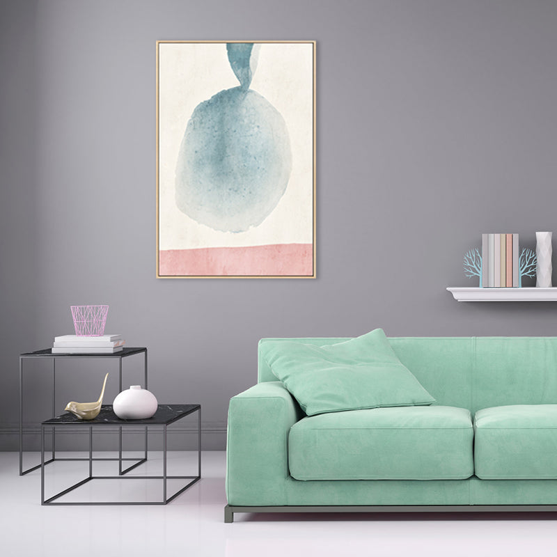Brehn | Skandinavische abstrakte Leinwand Jungenzimmer Wanddekoration in Pastellfarbe, mehrere Größen