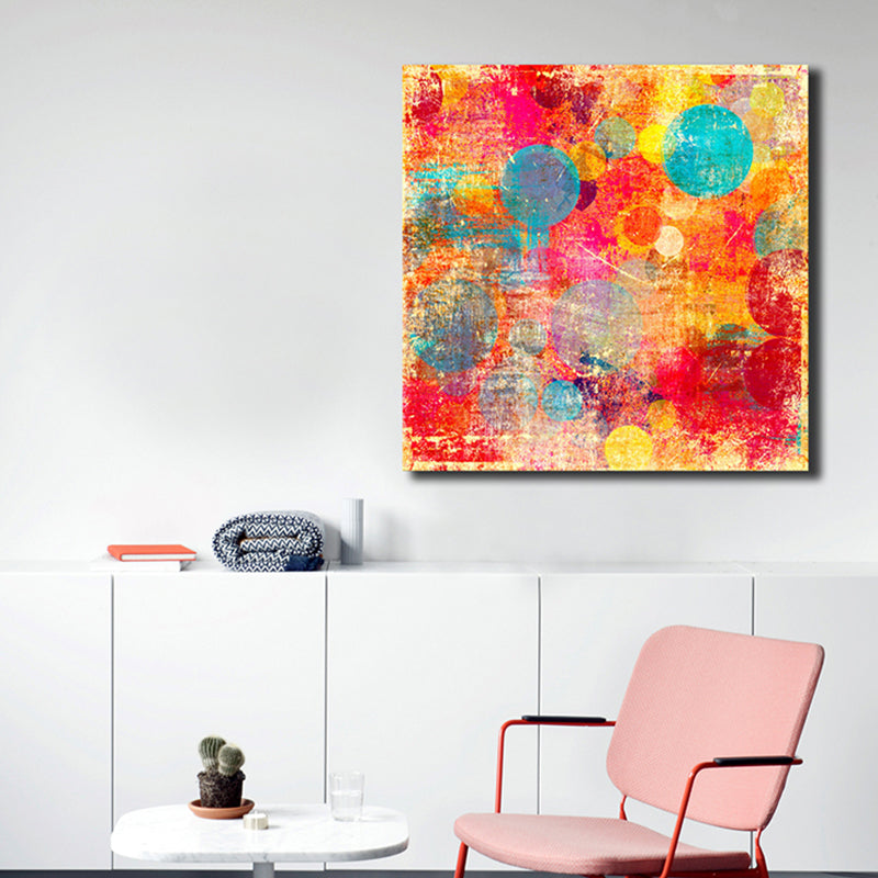 Brehn | Mid-Century Modern Abstrakte Leinwand für das Schlafzimmer Aquarell Wanddekoration, Mehrere Größen