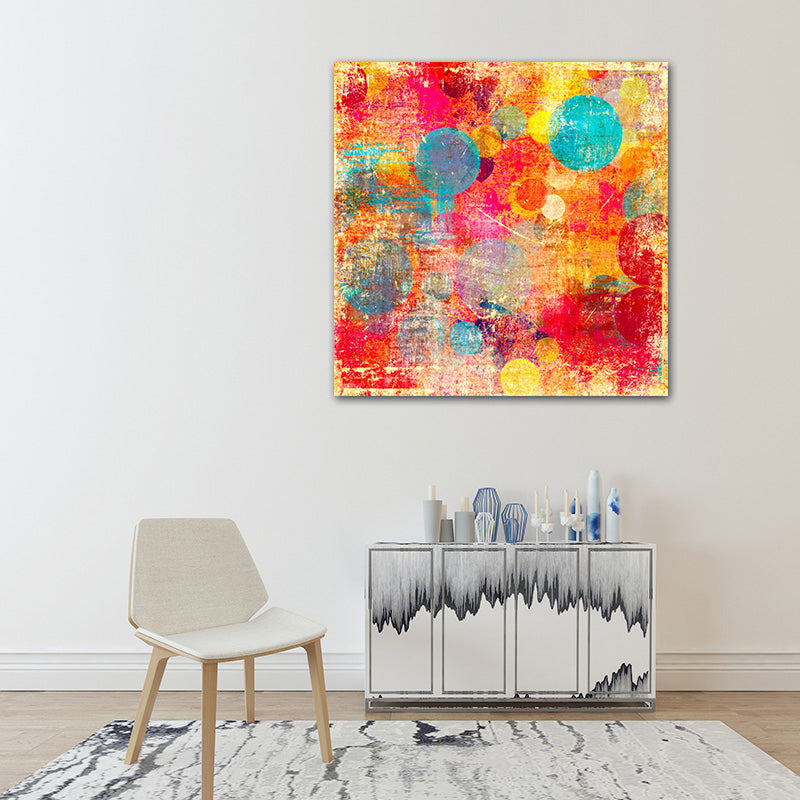 Brehn | Mid-Century Modern Abstrakte Leinwand für das Schlafzimmer Aquarell Wanddekoration, Mehrere Größen