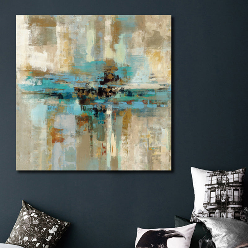Brehn | Pastellfarbe Abstraktes Muster Malerei Texturiert Moderne Kunst Esszimmer Leinwanddruck