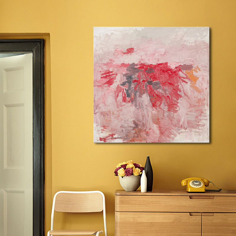 Brehn | Pastellfarbe Abstraktes Muster Malerei Texturiert Moderne Kunst Esszimmer Leinwanddruck