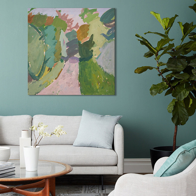 Brehn | Helle Farbe Stillleben Leinwand Kunst Impressionismus Texturiertes Wanddeko für Wohnzimmer
