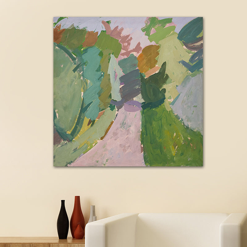 Brehn | Helle Farbe Stillleben Leinwand Kunst Impressionismus Texturiertes Wanddeko für Wohnzimmer