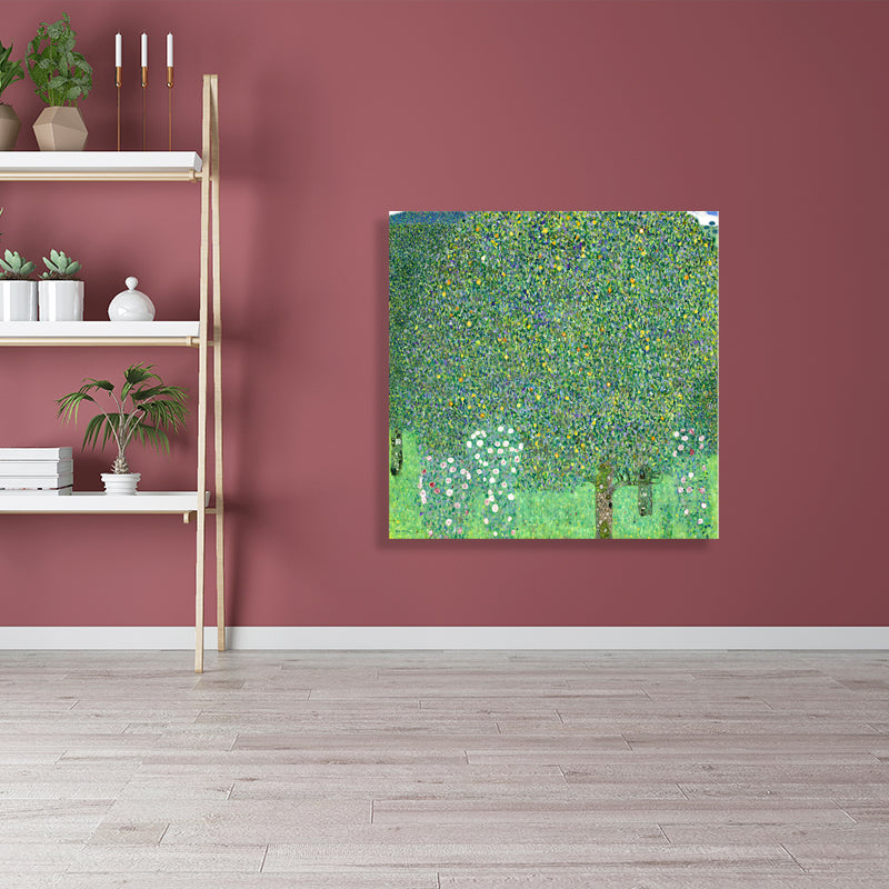 Brehn | Orange Trees Malerei Texturiert Französischer Landhausstil für Jungen Schlafzimmer Wandkunst Dekor