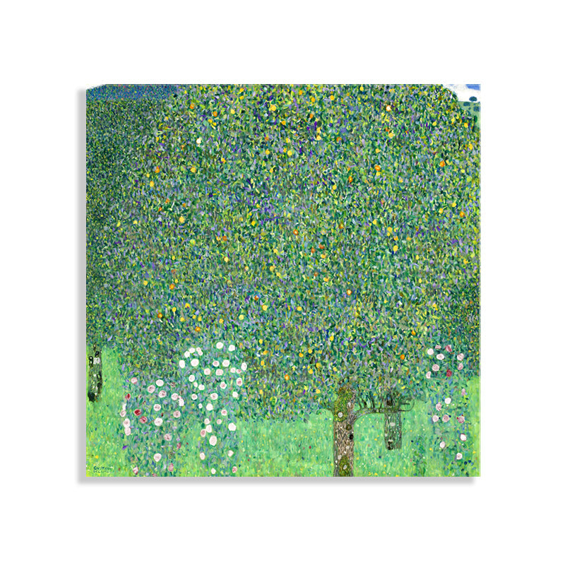 Brehn | Orange Trees Malerei Texturiert Französischer Landhausstil für Jungen Schlafzimmer Wandkunst Dekor