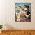 Brehn | Impressionismus Stil Europäische Maid Kunst Orange Texturiertes Wanddekoration für Gästezimmer