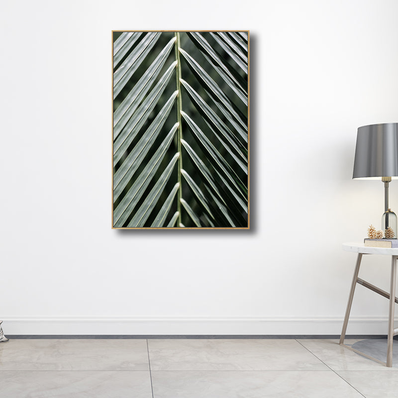 Brehn | Leinwand Texturiertes Kunstwerk Zeitgenössischer Stil Botanische Blätter Wanddekoration, Verschiedene Größen