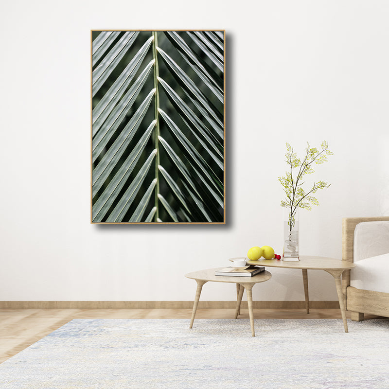 Brehn | Leinwand Texturiertes Kunstwerk Zeitgenössischer Stil Botanische Blätter Wanddekoration, Verschiedene Größen