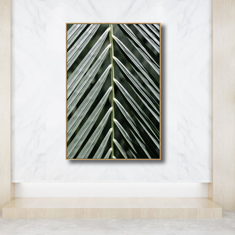 Brehn | Leinwand Texturiertes Kunstwerk Zeitgenössischer Stil Botanische Blätter Wanddekoration, Verschiedene Größen