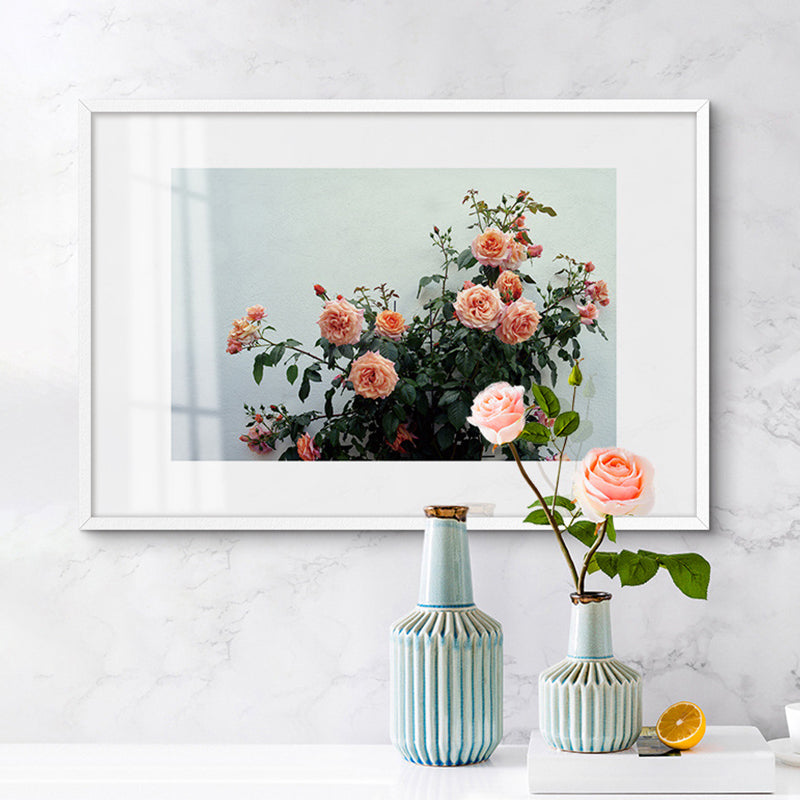 Brehn | Strukturierte florale Wanddekoration Leinwand zeitgenössischer Stil Malerei für das Gästezimmer