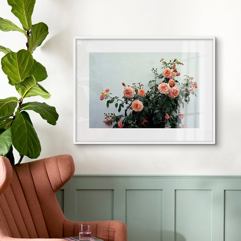 Brehn | Strukturierte florale Wanddekoration Leinwand zeitgenössischer Stil Malerei für das Gästezimmer