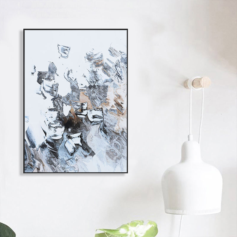 Brehn | Leinwand Texturiertes Gemälde Moderne Stil Abstraktes Muster Wandkunst Dekor, Verschiedene Größen