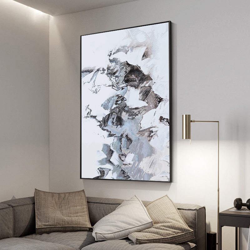 Brehn | Leinwand Texturiertes Gemälde Moderne Stil Abstraktes Muster Wandkunst Dekor, Verschiedene Größen