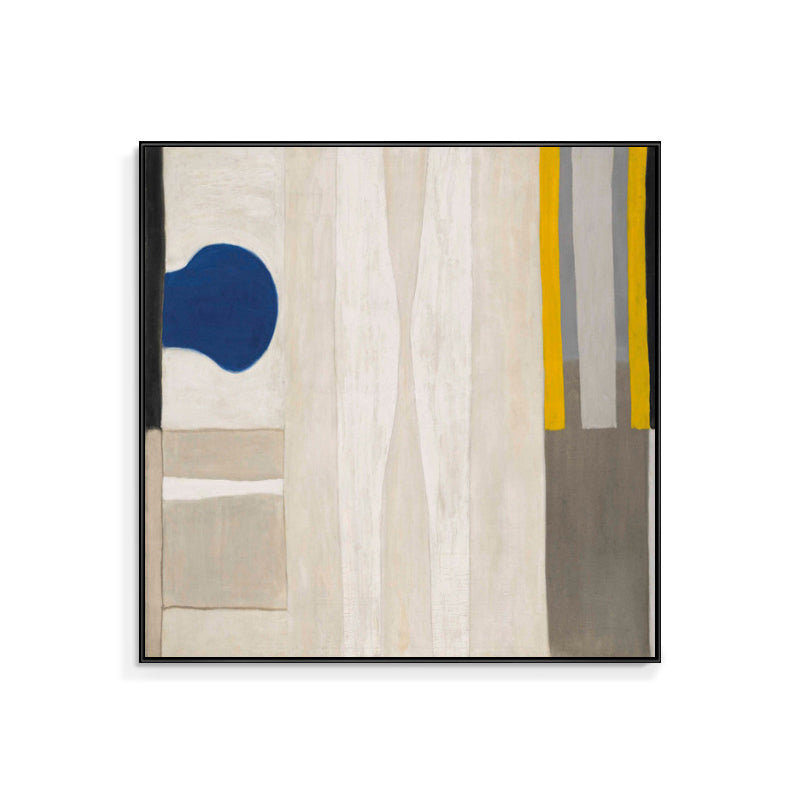 Brehn | Nordic Style Geschirr Malerei Pastell Farbe Texturiertes Wand Kunst Dekor für Spielzimmer