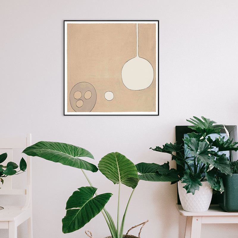 Brehn | Nordic Style Geschirr Malerei Pastell Farbe Texturiertes Wand Kunst Dekor für Spielzimmer