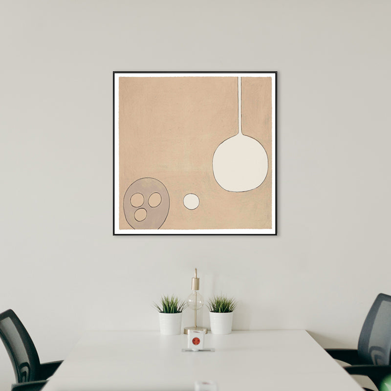 Brehn | Nordic Style Geschirr Malerei Pastell Farbe Texturiertes Wand Kunst Dekor für Spielzimmer