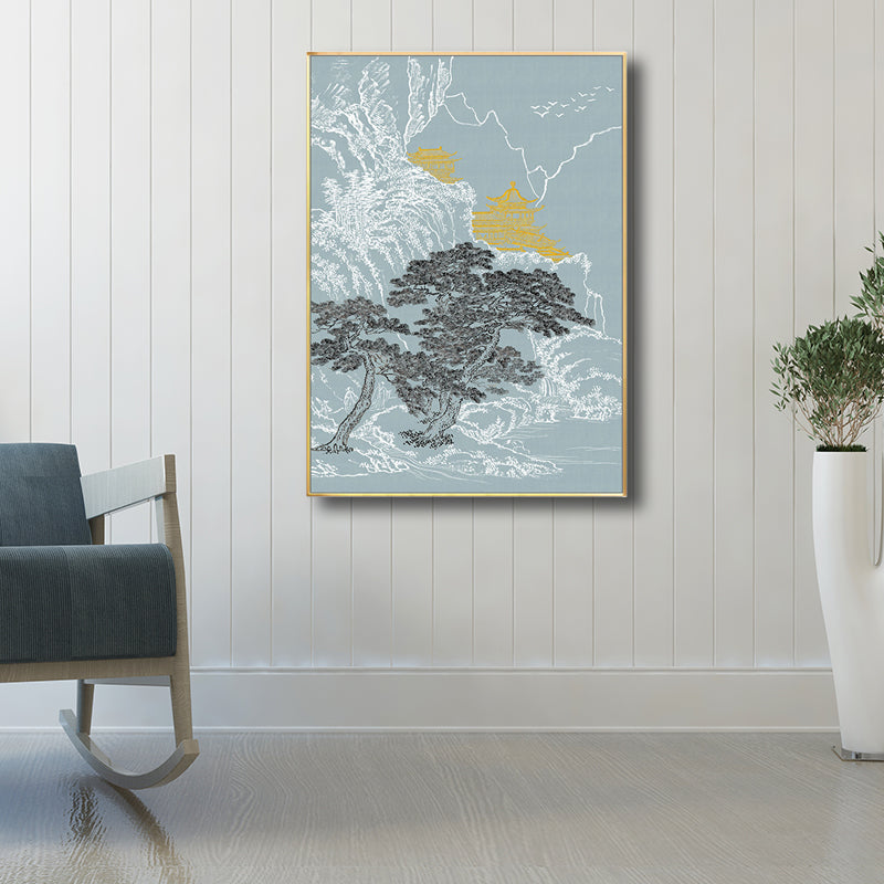 Brehn | Asiatischer Stil Bäume Leinwand Helle Farbe Esszimmer Gemälde, Mehrere Größen Optionen