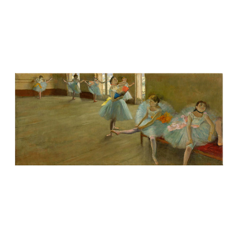 Brehn | Impressionismus Ballett Mädchen Kunst Leinwand Sanfte Farben Tanzende Wanddekoration, Verschiedene Größen
